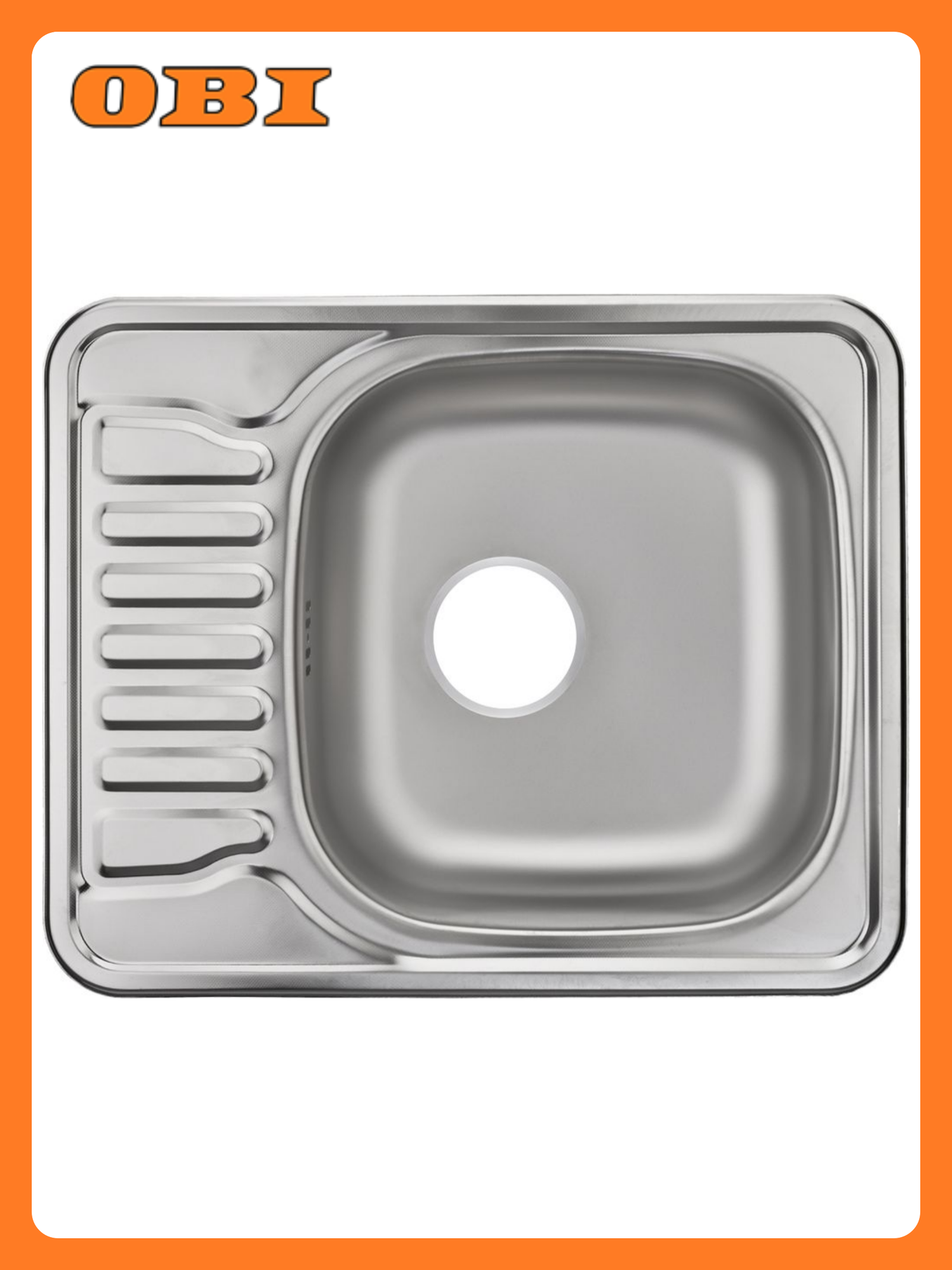 Мойка кухонная UKINOX GERMAN нержавеющая сталь серебристая 58x48 см