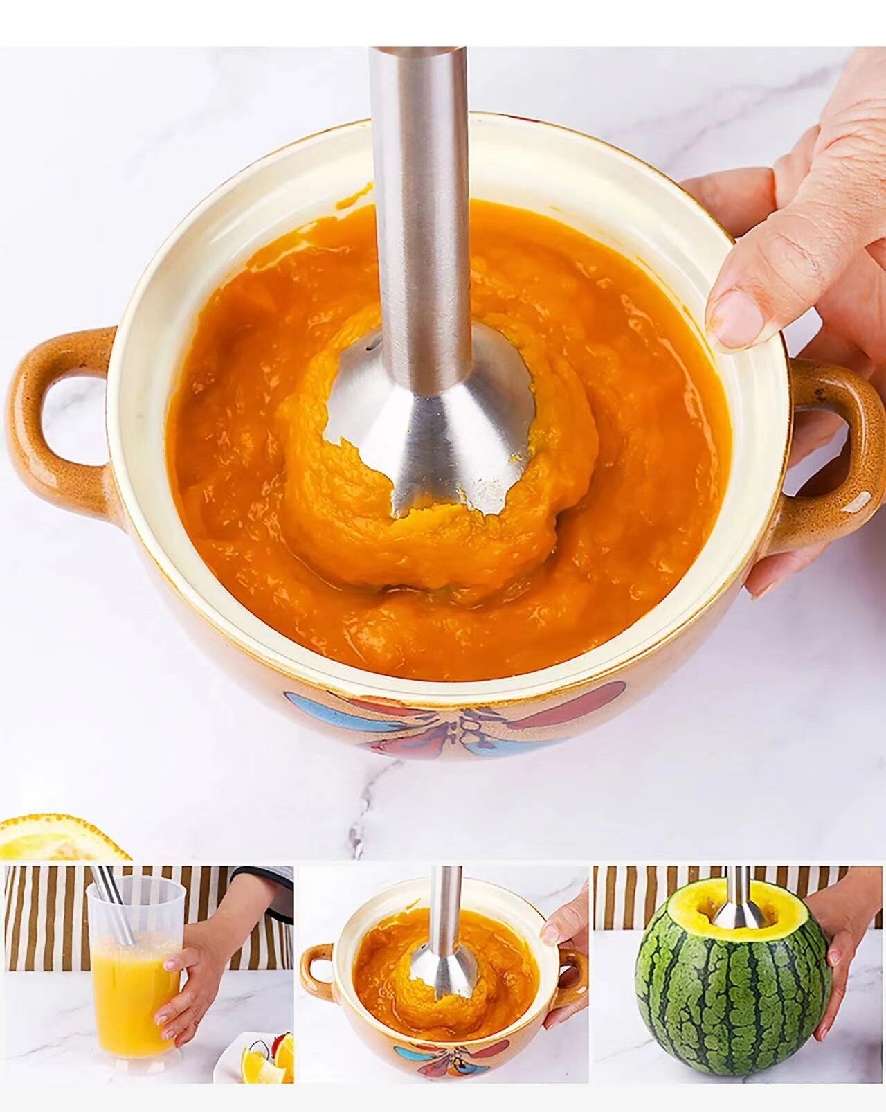 Блендер Sonifer SF-8178, ручной погружной блендер, мощность 800вт — фото 1