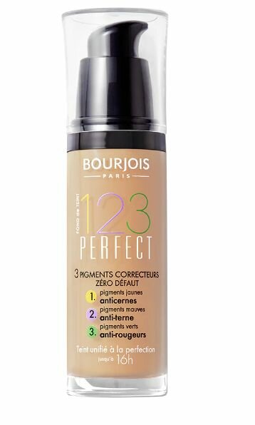 Тональный крем Bourjois 123 Perfect New 53 светло-бежевый 30 мл