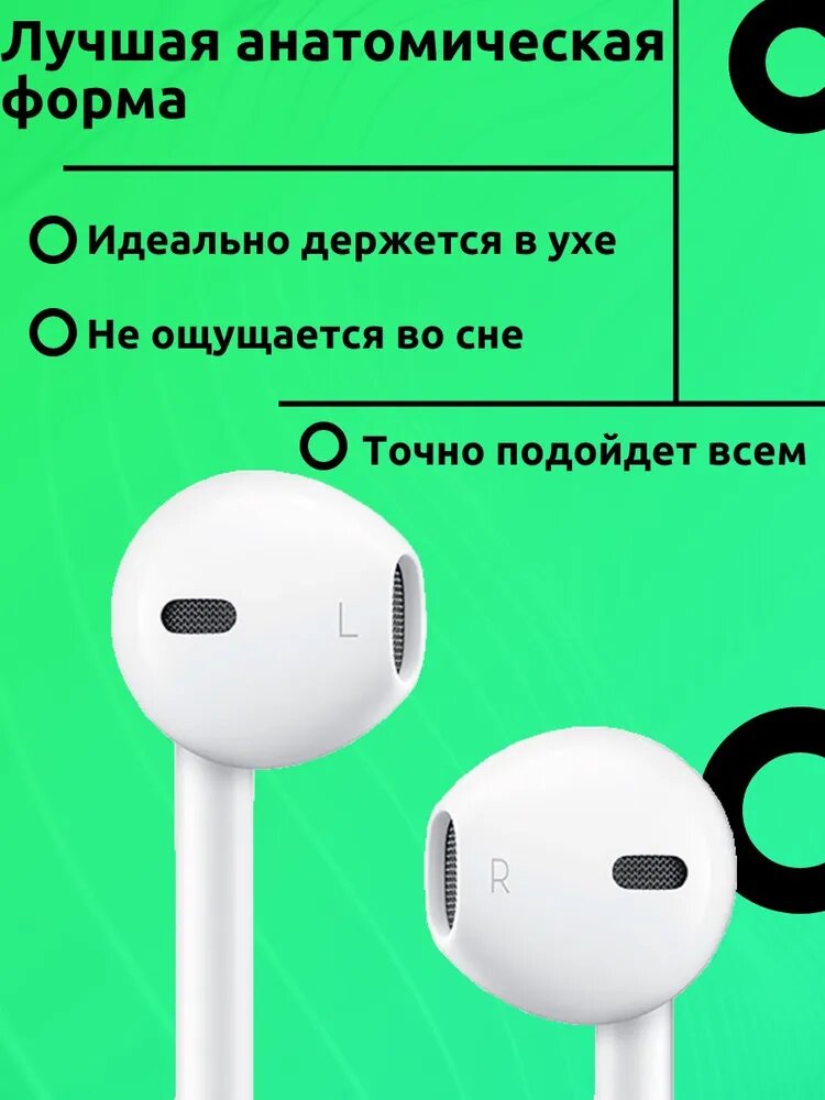 Проводные наушники GH A7, A8 с микрофоном, разъемом 3.5 мм, для Samsung, Xiaomi, Redmi