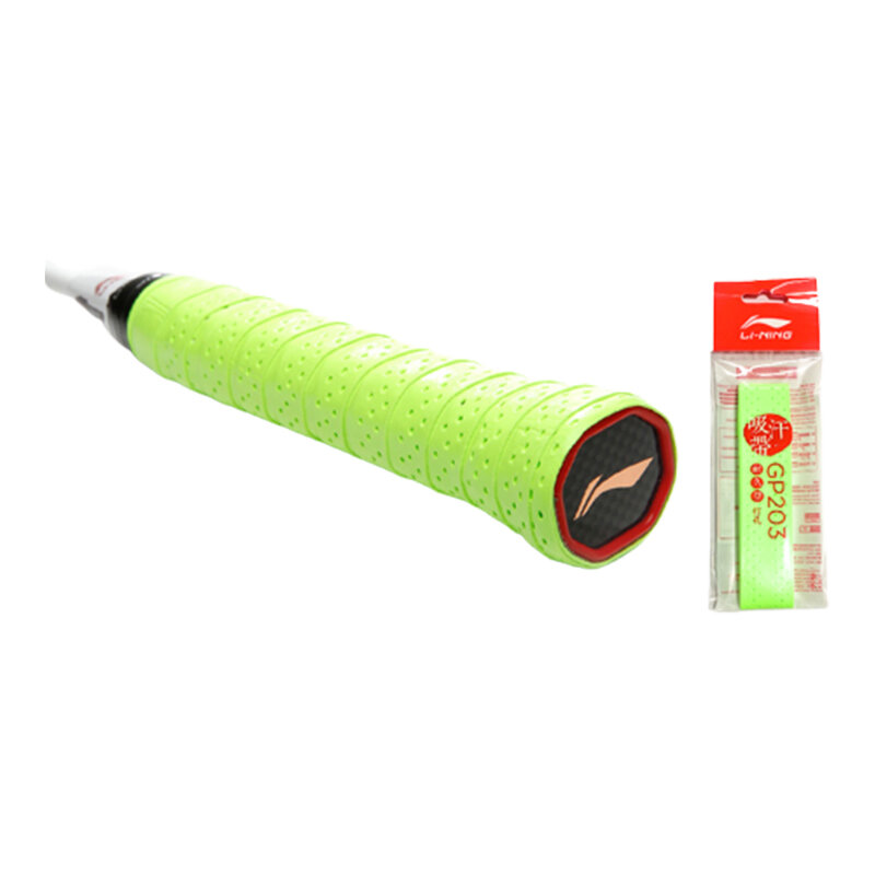 Грип-лента для ракетки бадминтона для взрослых LiNing PU, neon green