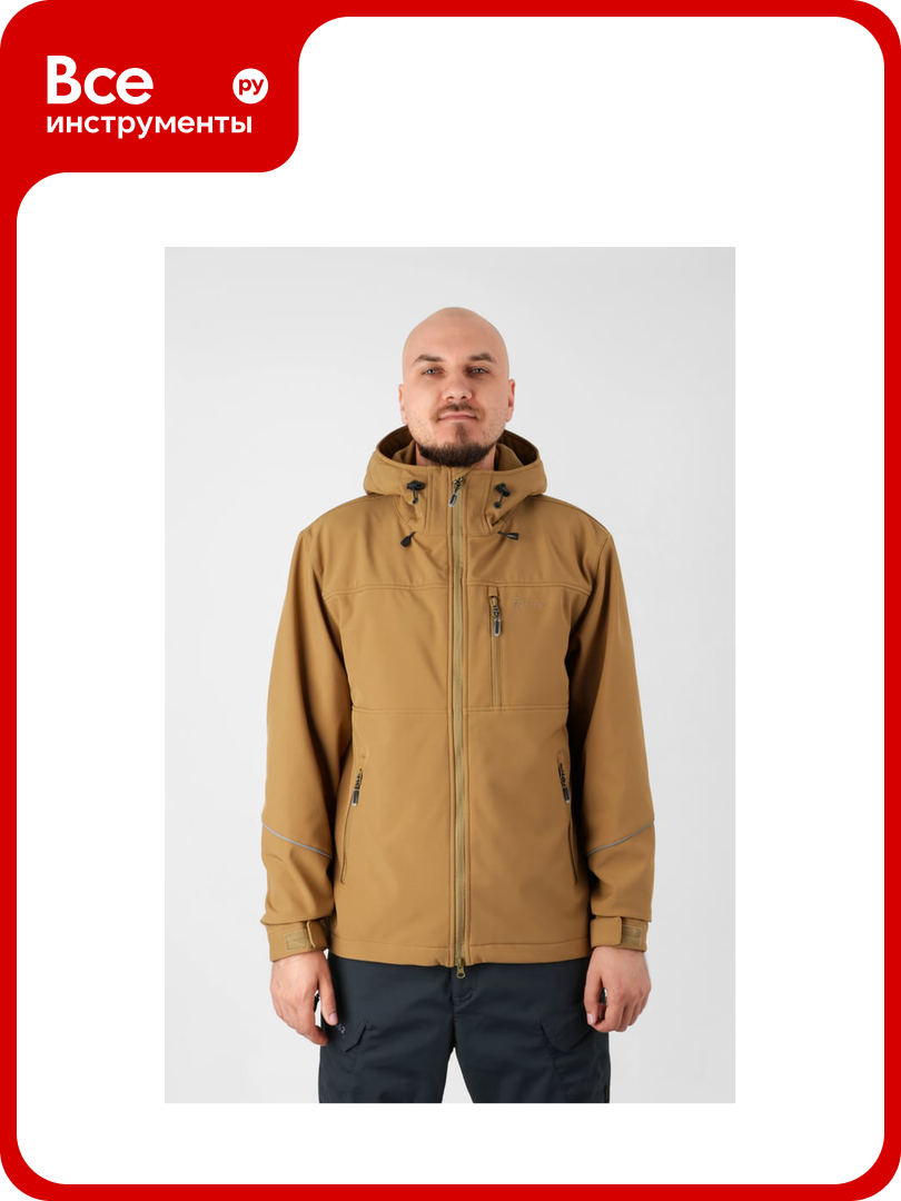 Вереск куртка ORION Active софт-шелл принт койот р-р 56-58 рост 182-188 4660335536986