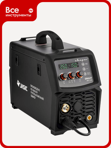 Изображение товара Сварочный инвертор Сварог MIG 200 REAL SMART N2A5 Black, маска+краги 98557
