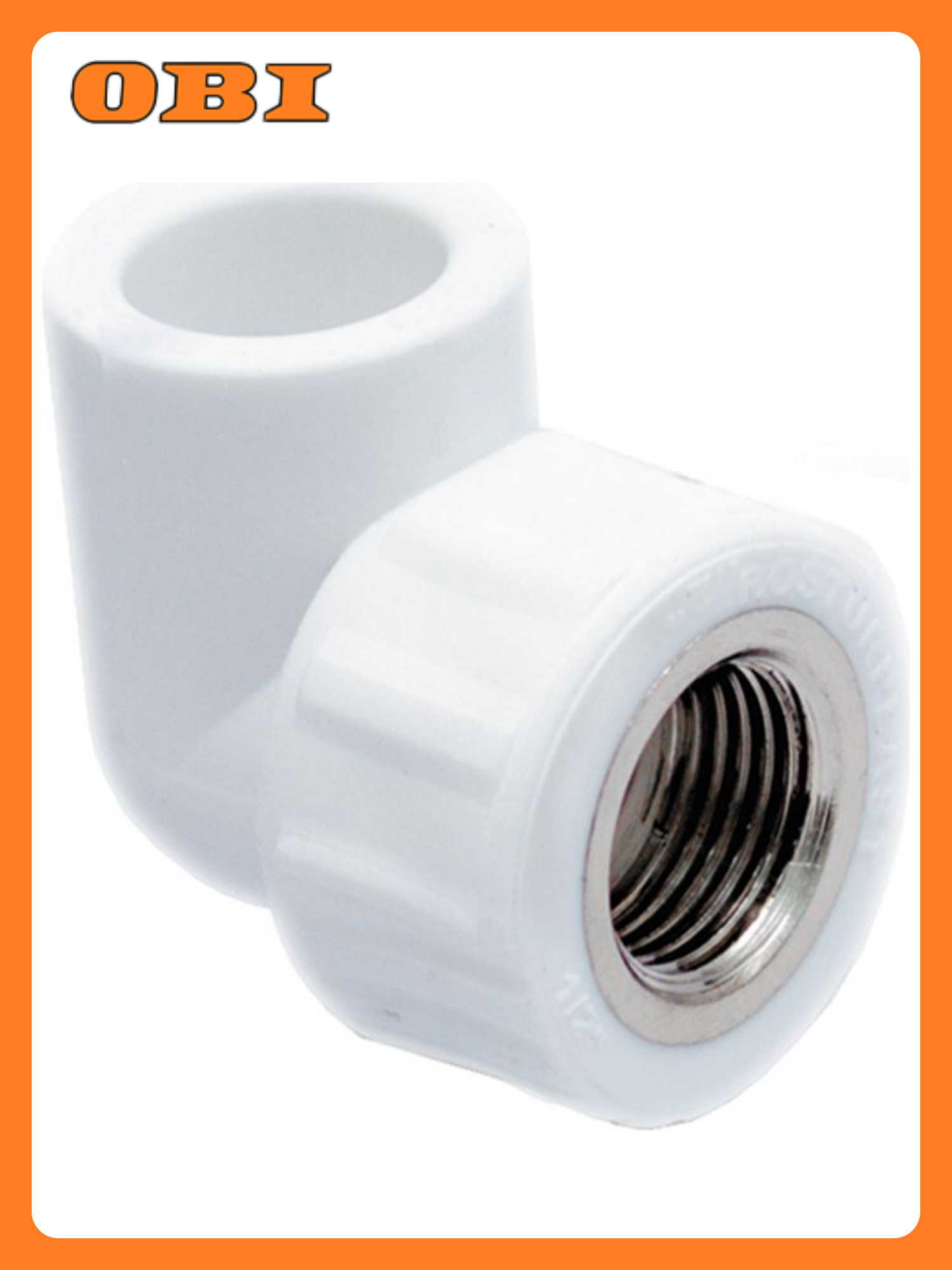 Угольник комбинированный PPR внутренняя резьба 32х1 белый RTP