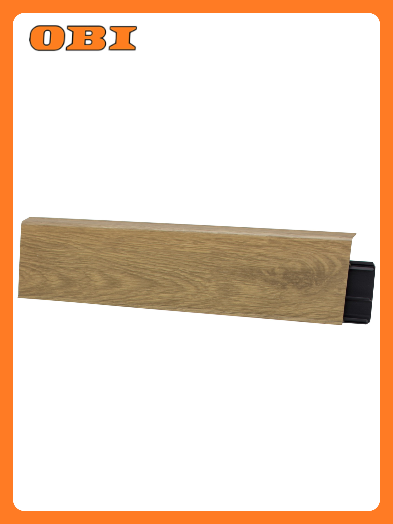 Плинтус напольный ПВХ SALAG LIMA 72 мм Дуб Бурбон Натуральный