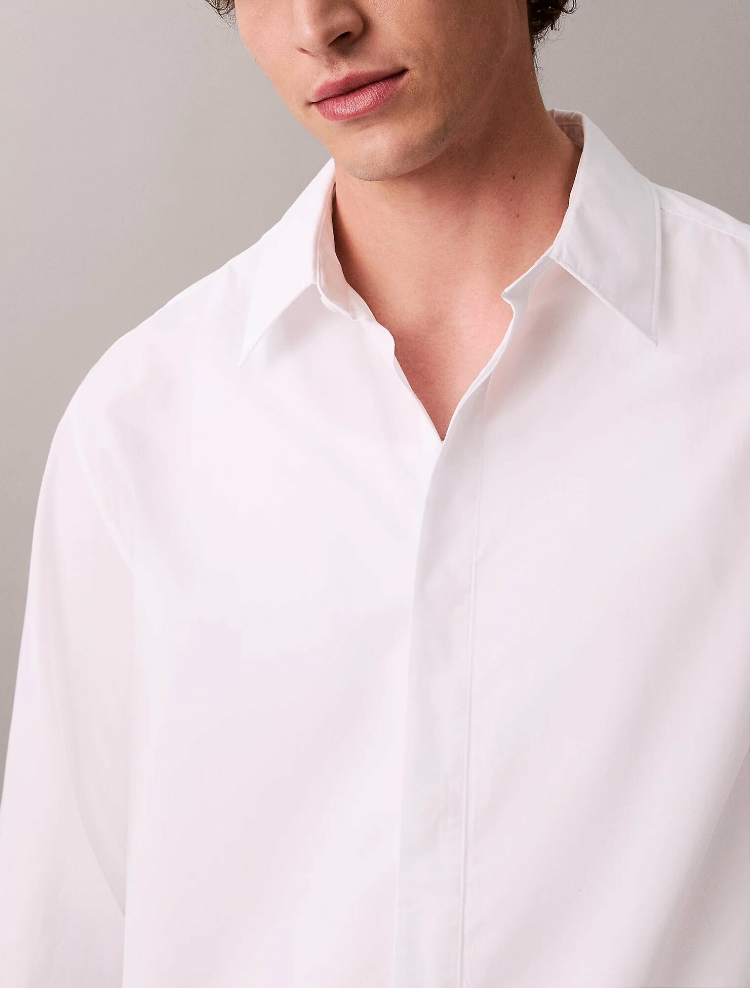 Рубашка CALVIN KLEIN, размер L, белый — фото 1