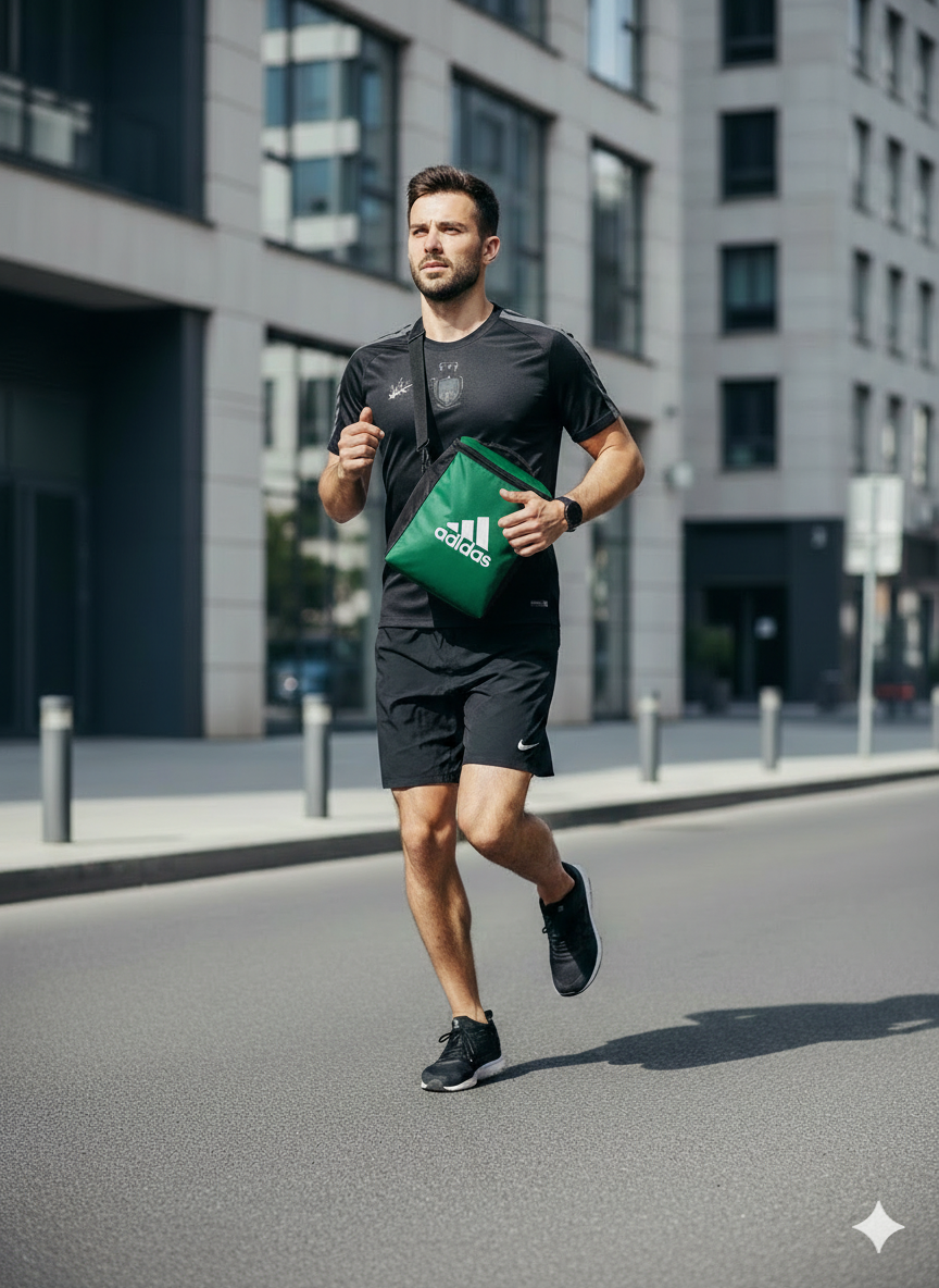 Сумка-рюкзак  nike, фактура рельефная, гладкая, зеленый — фото 1