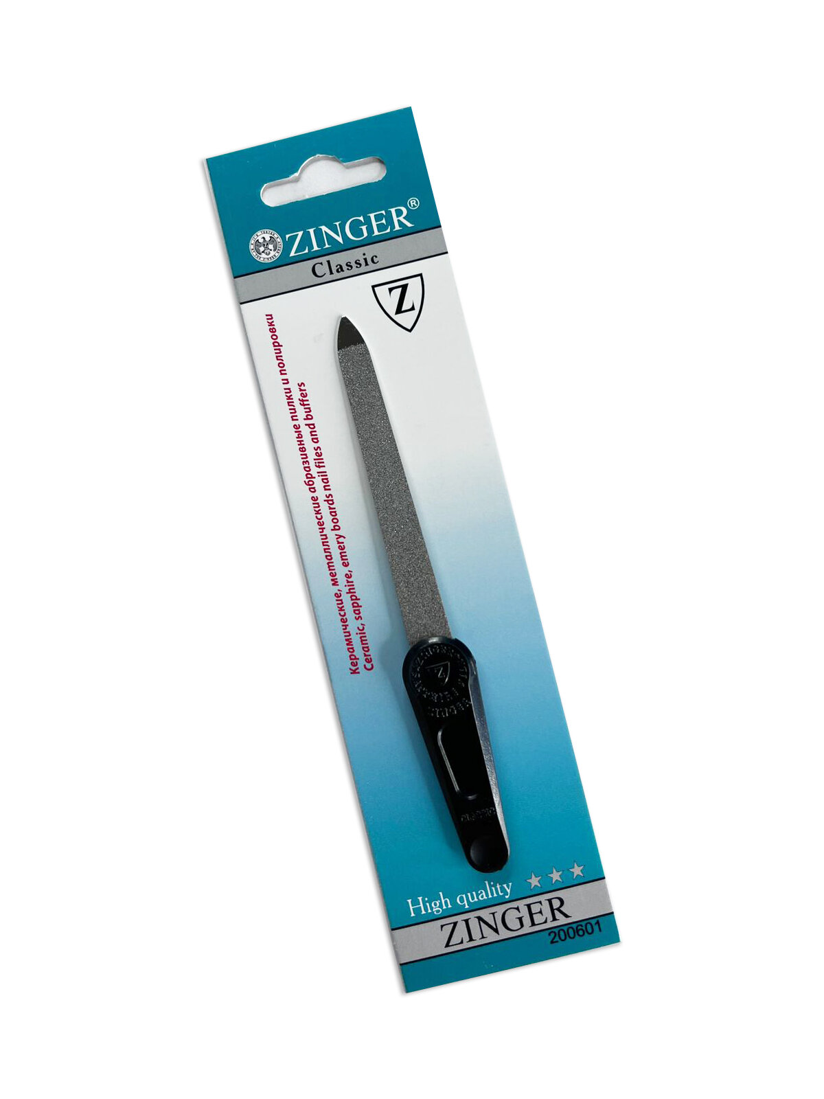 Пилка алмазная Zinger classic F-6 черная