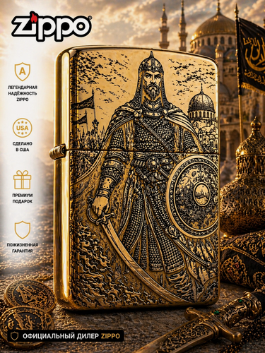 Изображение товара Зажигалка Zippo с гравировкой Воин Пустыни