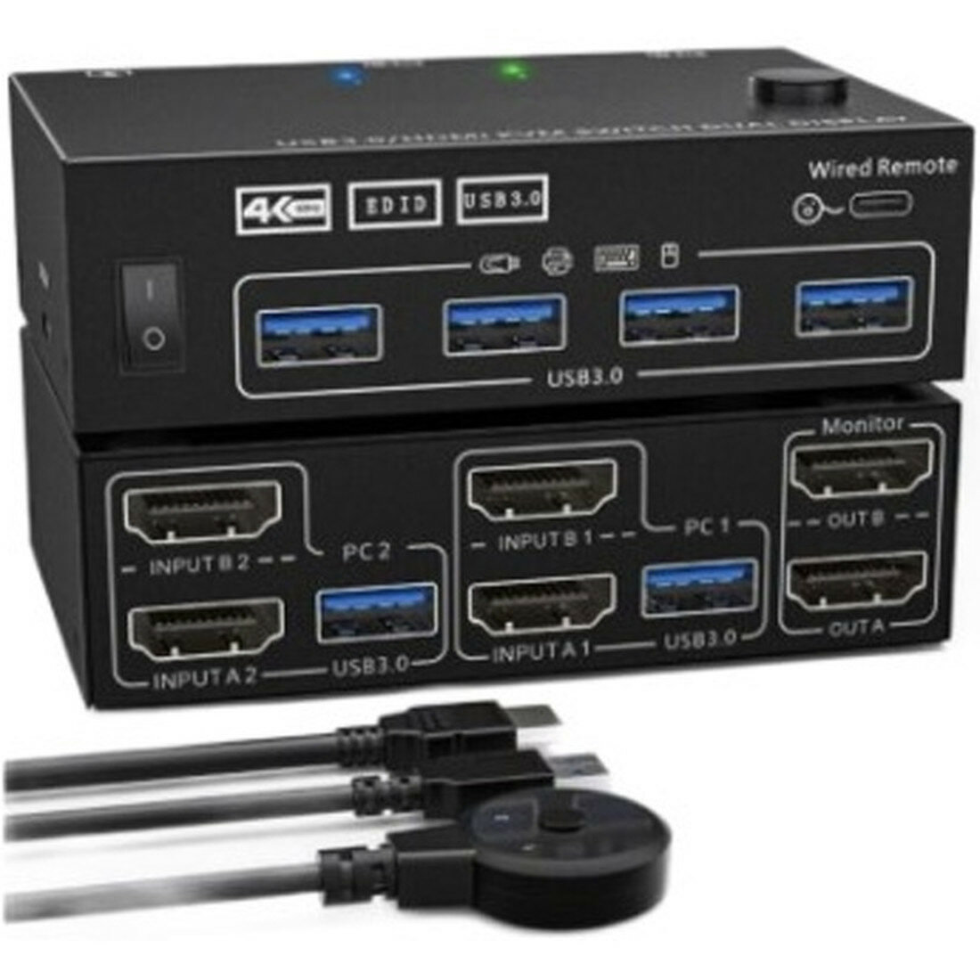 KVM-переключатель KS-is KS-705D, с USB Type A, HDMI