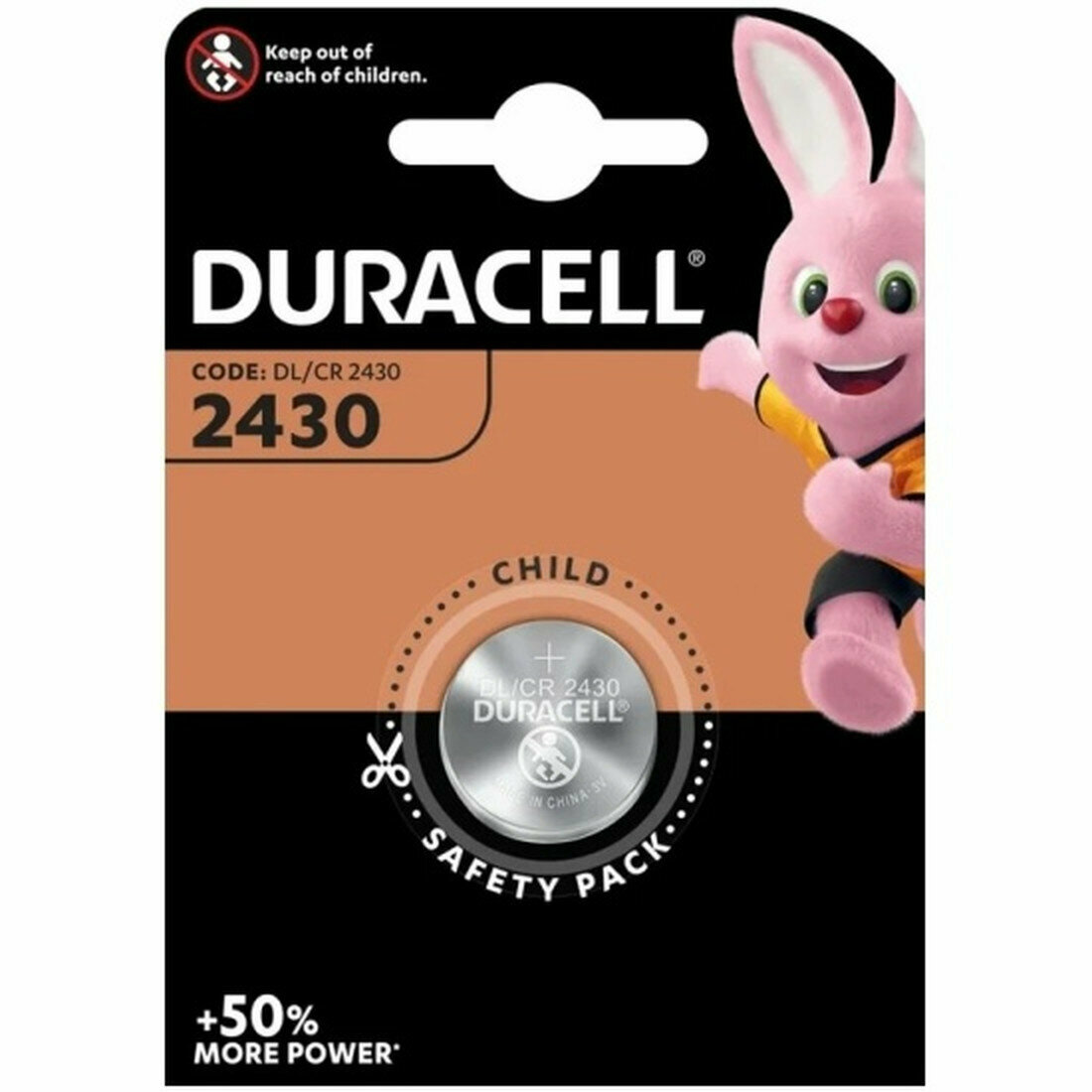 Элемент питания Duracell CR2430