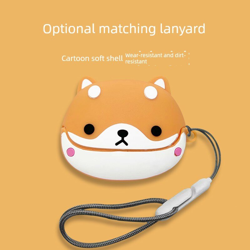 Чехол для наушников MINISO MJ1, дизайн Kiki, с брелоком, защитный чехол для Bluetooth наушников MJ1