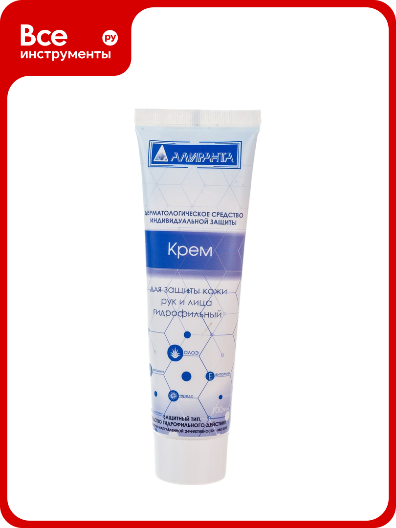 Гидрофильный крем для защиты кожи алиранта 100мл 10008