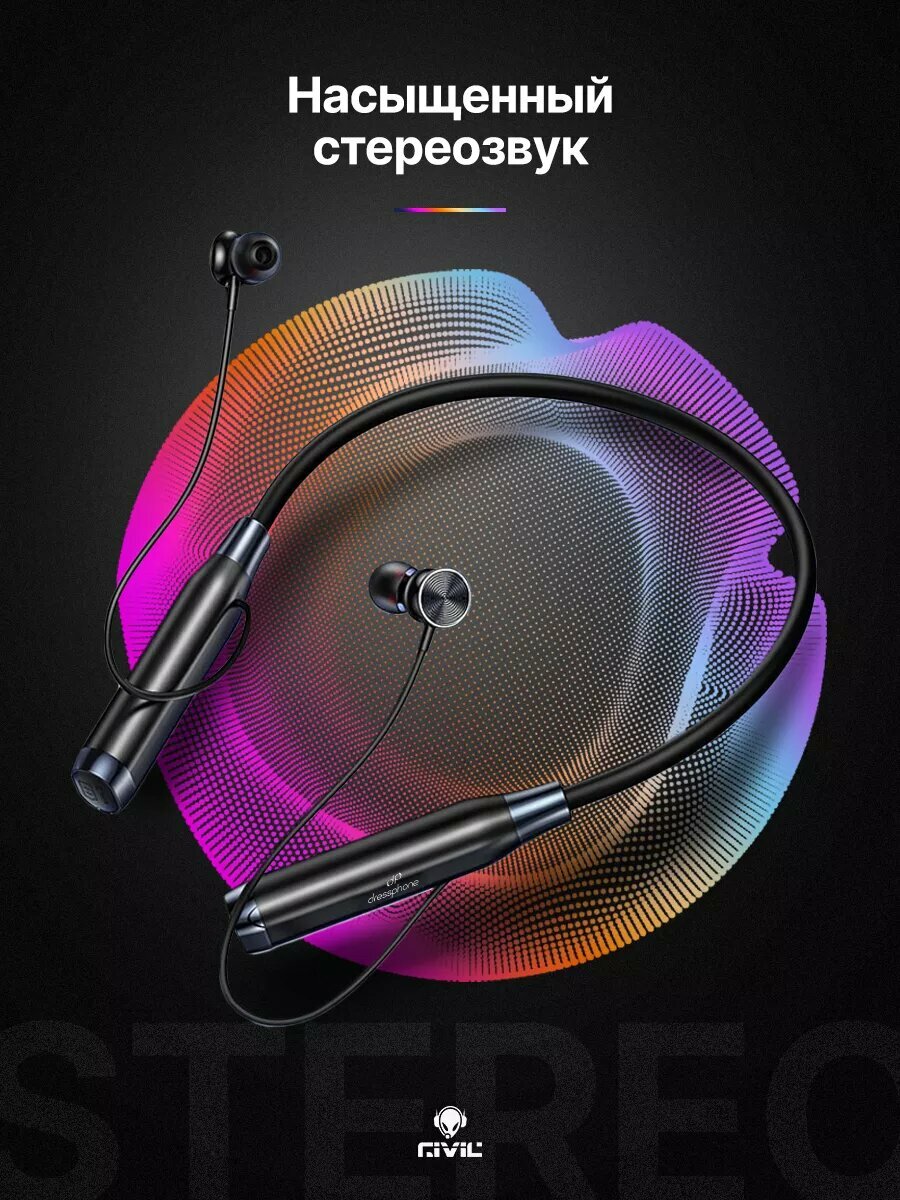 Беспроводные наушники Dressphone DP07, для смартфона и ПК, с микрофоном, 210 ч работы — фото 1