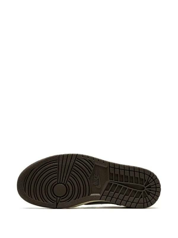 Кроссовки NIKE Air Jordan 1 Low OG, размер 43, молочный — фото 1