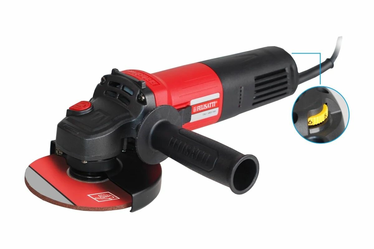 Угловая шлифовальная машина Felisatti FT 125/1400ЭВ 8214