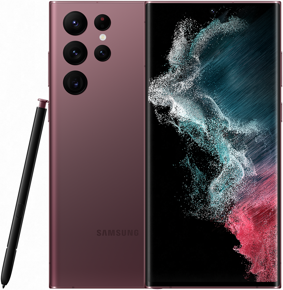 Смартфон Samsung Galaxy S22 Ultra, 12ГБ, 256ГБ, AMOLED, камера 108Мп, LiDAR