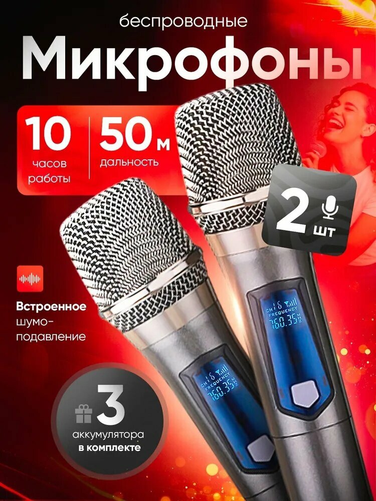 Xiaomi Микрофон для живого вокала, серыйОткройте путь в мир музыки и веселья