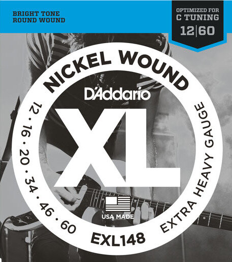 Струны D'Addario Nickel Wound 12-60 (EXL148XL)