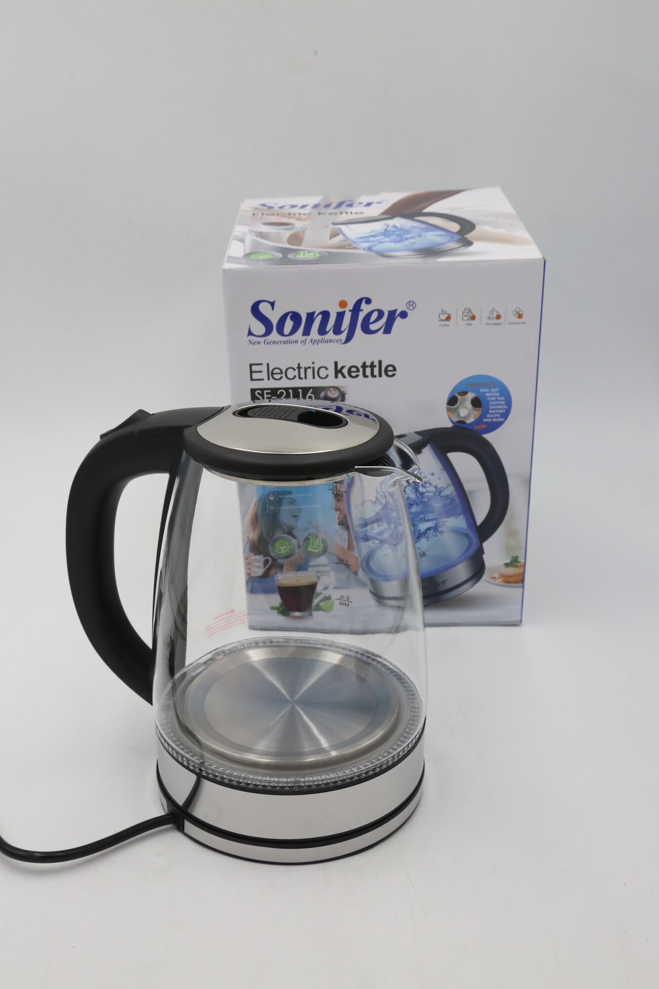 Чайник электрический SONIFER SF-2116 1,8л 1шт 1х12