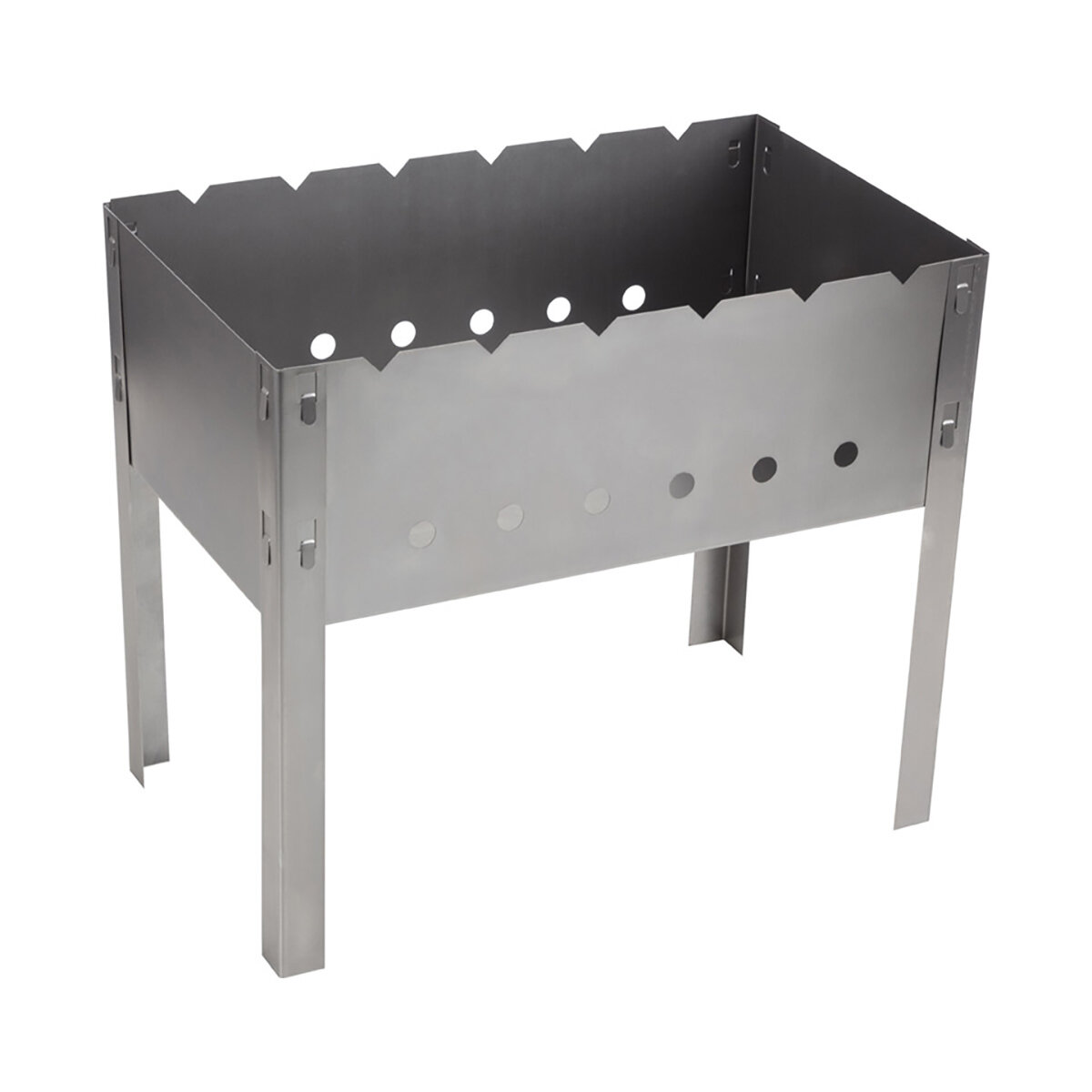 Мангал Ecos 400х240х350 мм, без шампуров, 0.35 мм