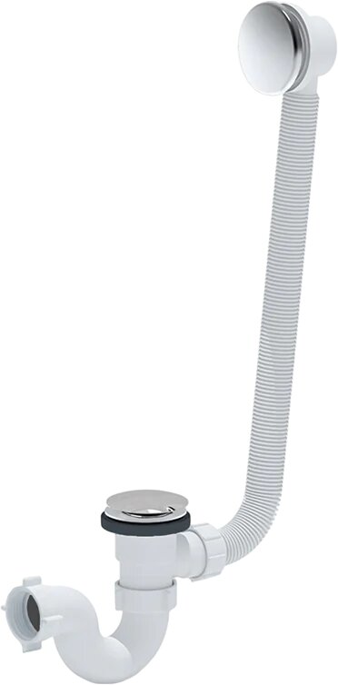 Слив перелив Radomir 2 19 0 0 5 000 50 мм  клик клак  хром  с сифоном