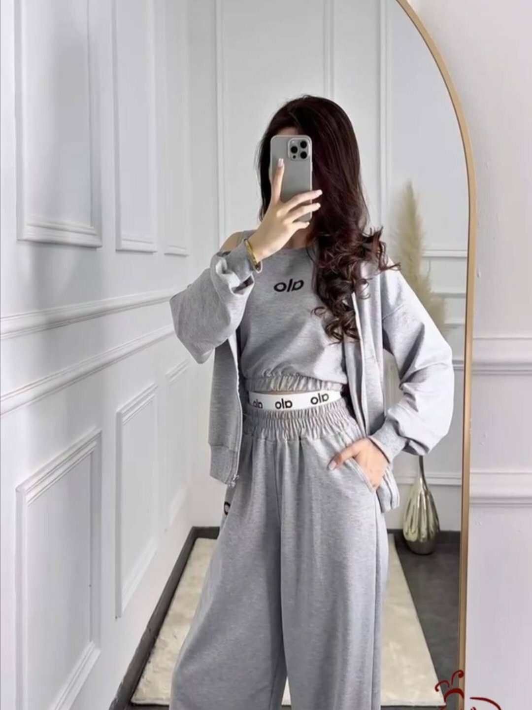 Поло спортивное, 1 шт., размер 44, серый/черный