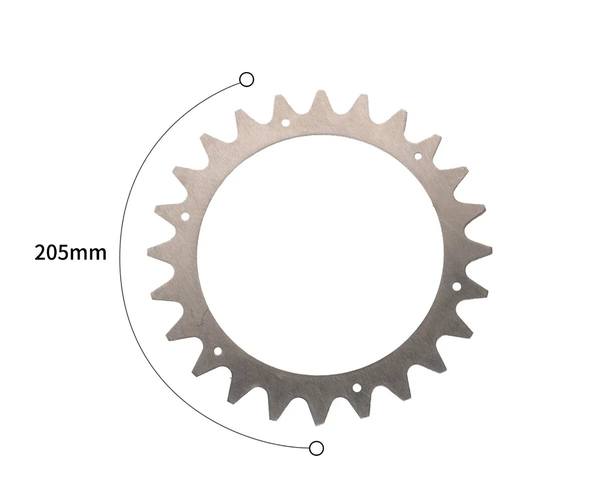 2 шт комплект тяговых колес инструмент для Worx Landroid S/M робот-газонокосилка улучшенная тяга 205*205 мм часть вспомогательных колес 205X205MM