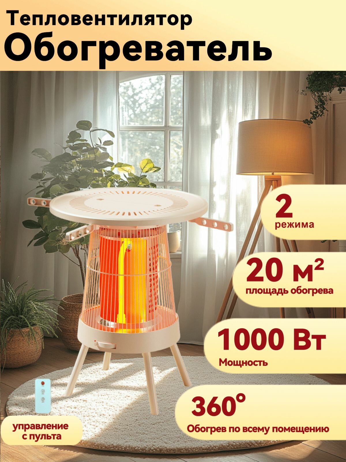 Обогреватели ТеплЭко с терморегулятором Для обогрева дома дачи гаража Напольный электрообогреватель