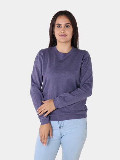 Свитер , размер OneSize, фиолетовый — фото 1