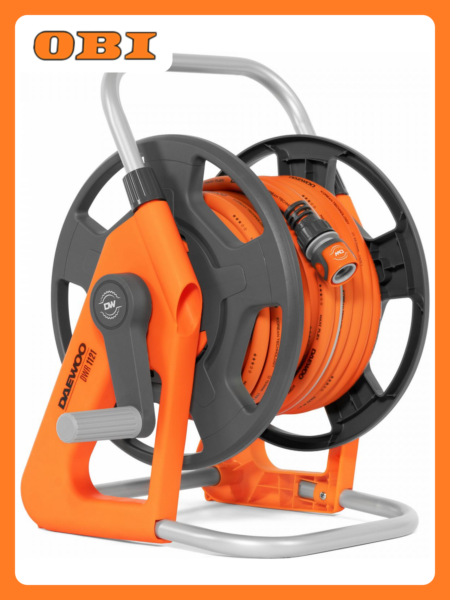 Катушка со шлангом 20 м и набором для полива DAEWOO DWR 1121