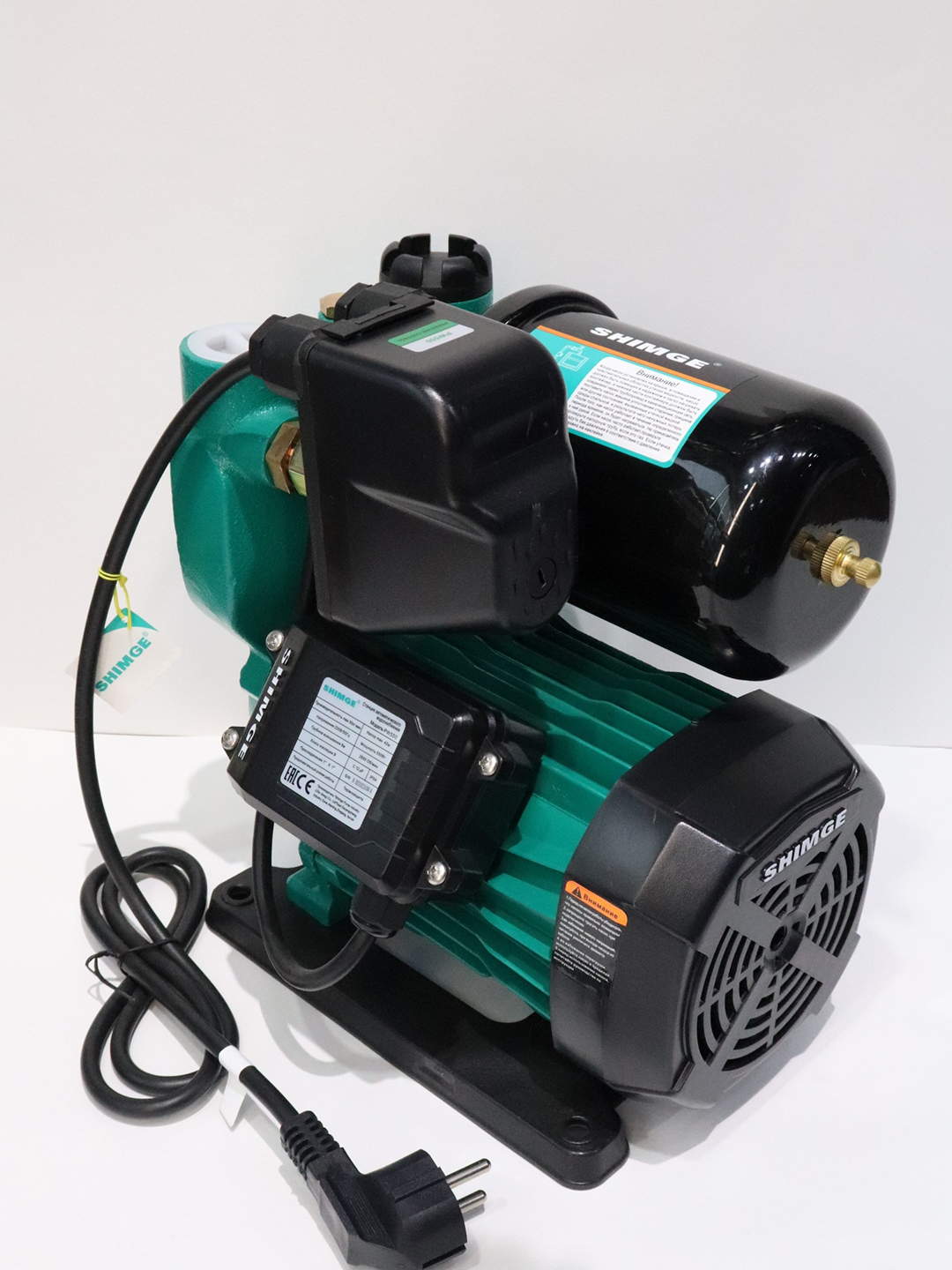 Водяной насос Shimge PW 550, поверхностный, максимальный напор 42м — фото 1