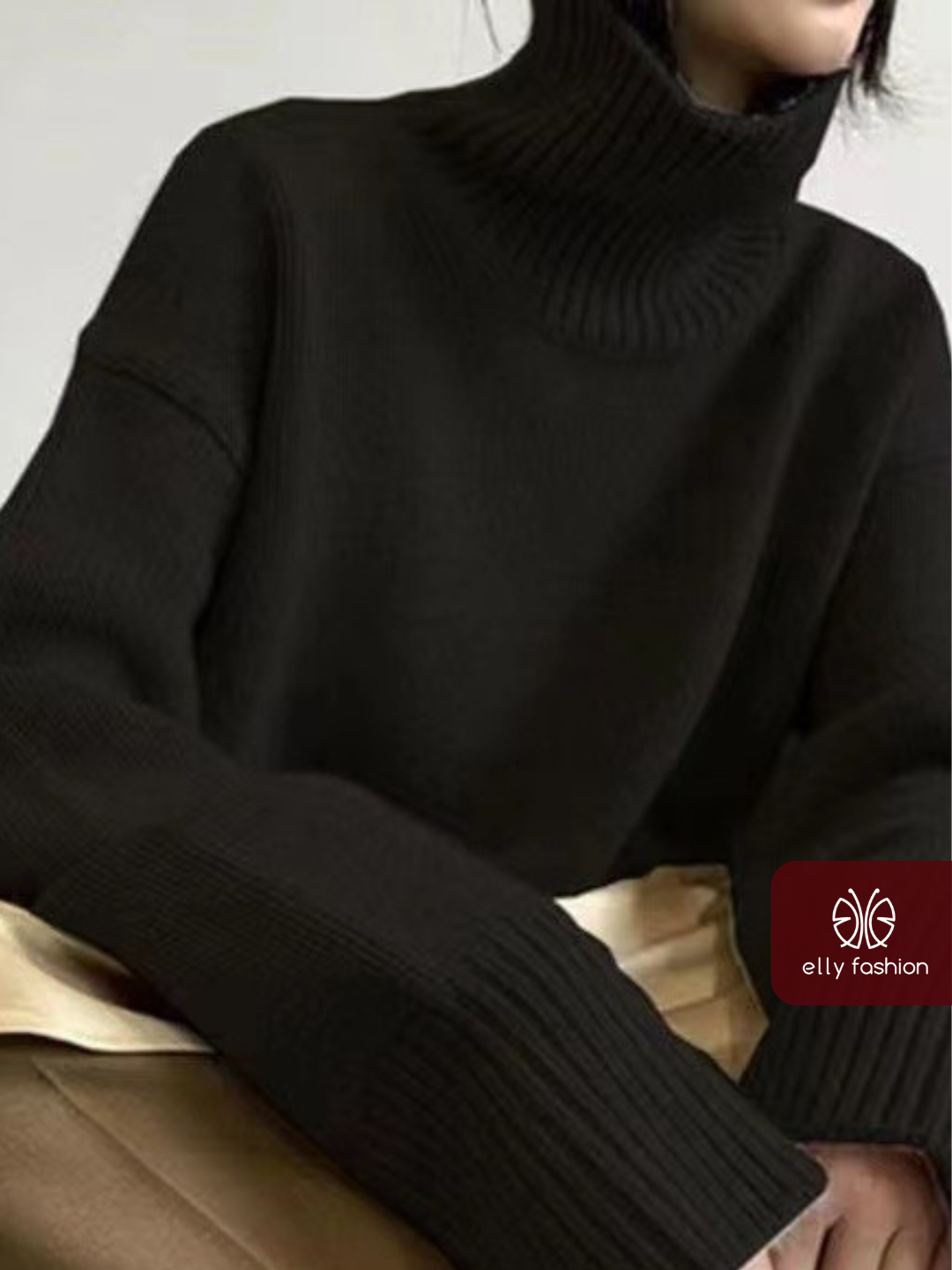 Свитер  Свитер вязаный оверсайз теплый