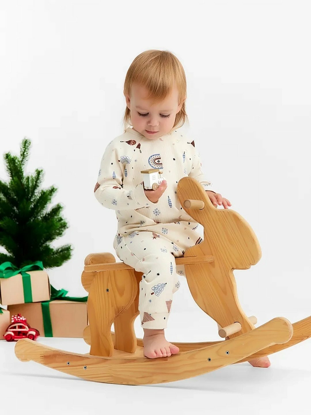 Комбинезон NEO Parfum, размер 74, кремовый — фото 1