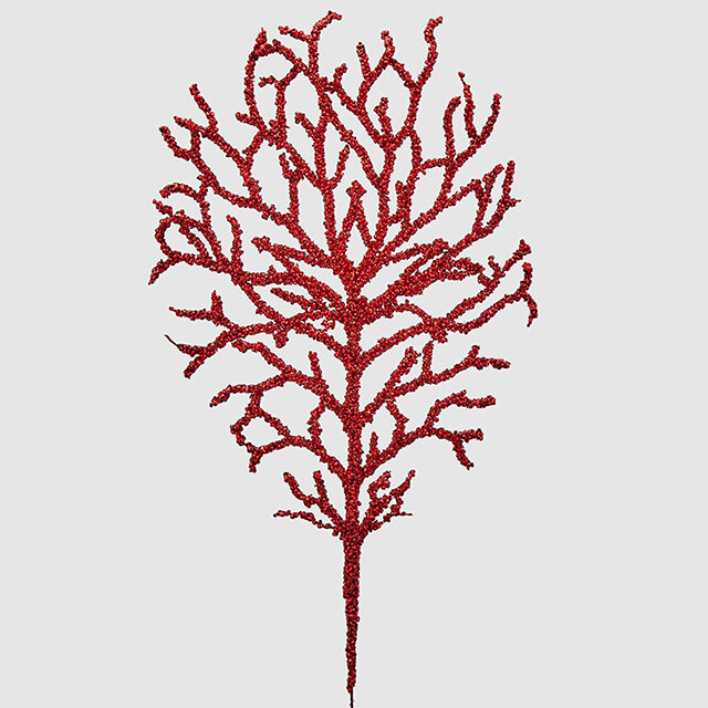 Искусственная ветка Красный Коралл 40 см EDG 677011-40
