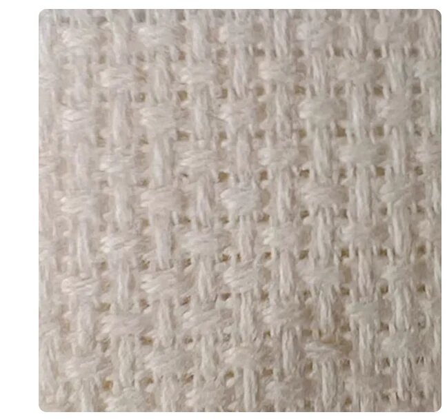 Хлопковая ткань для вышивки крестом XIANGYUANWU'S SHOP-ZBYXZ 14CT белый 15х15 см green, 14CT Unprinting