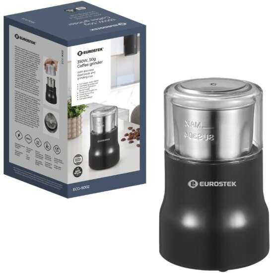 Кофемолка Eurostek ECG-9002 черный