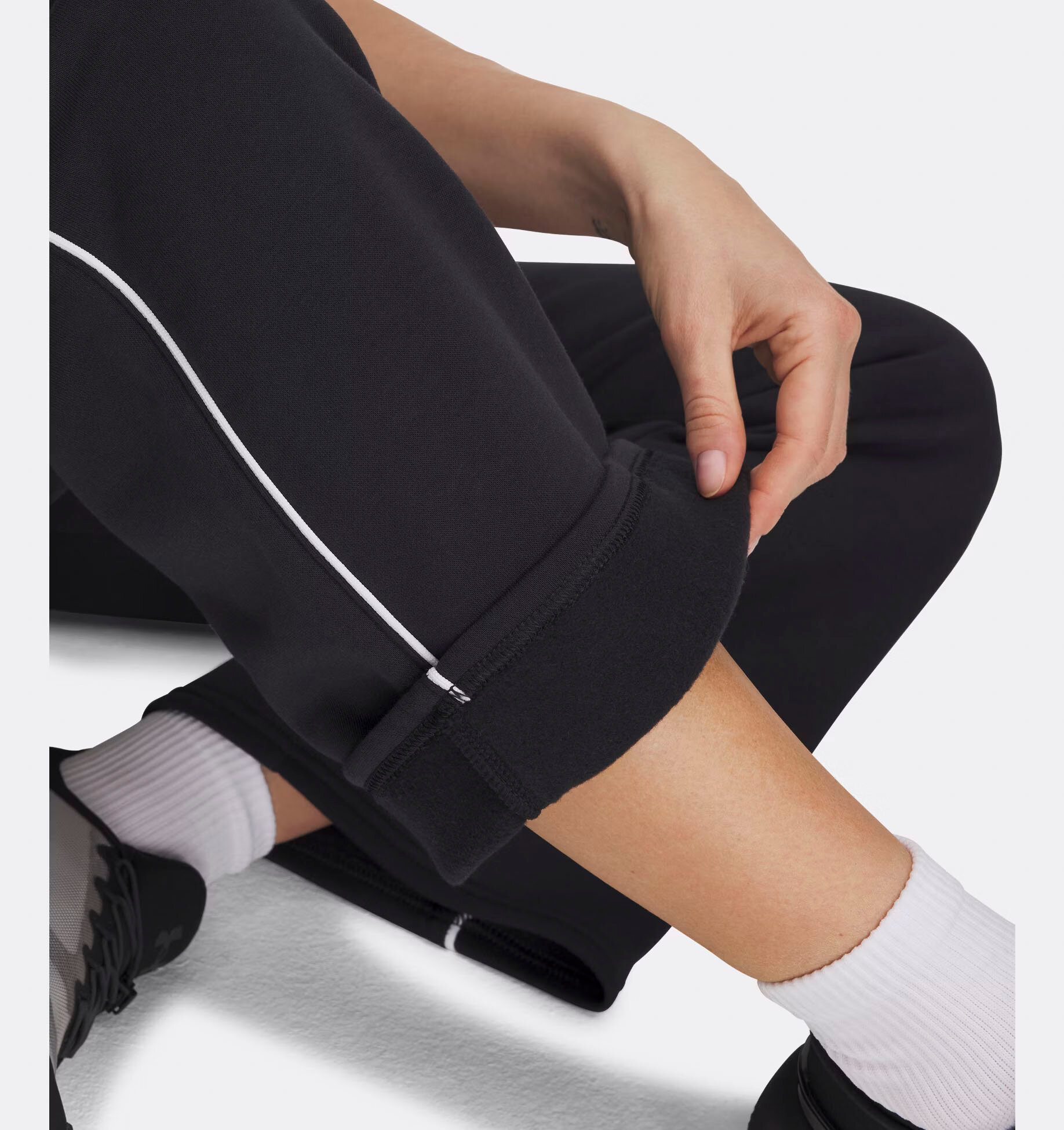 Брюки спортивные Under Armour UA Rival, размер LG, чёрный — фото 1