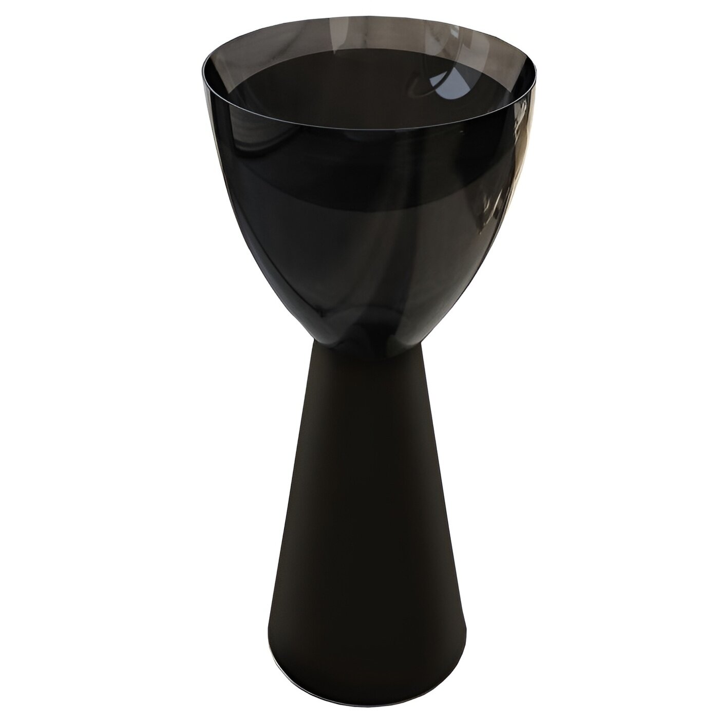 Раковина Abber Kristall 45x45 AT2703Onyx-Black черный/черный матовый