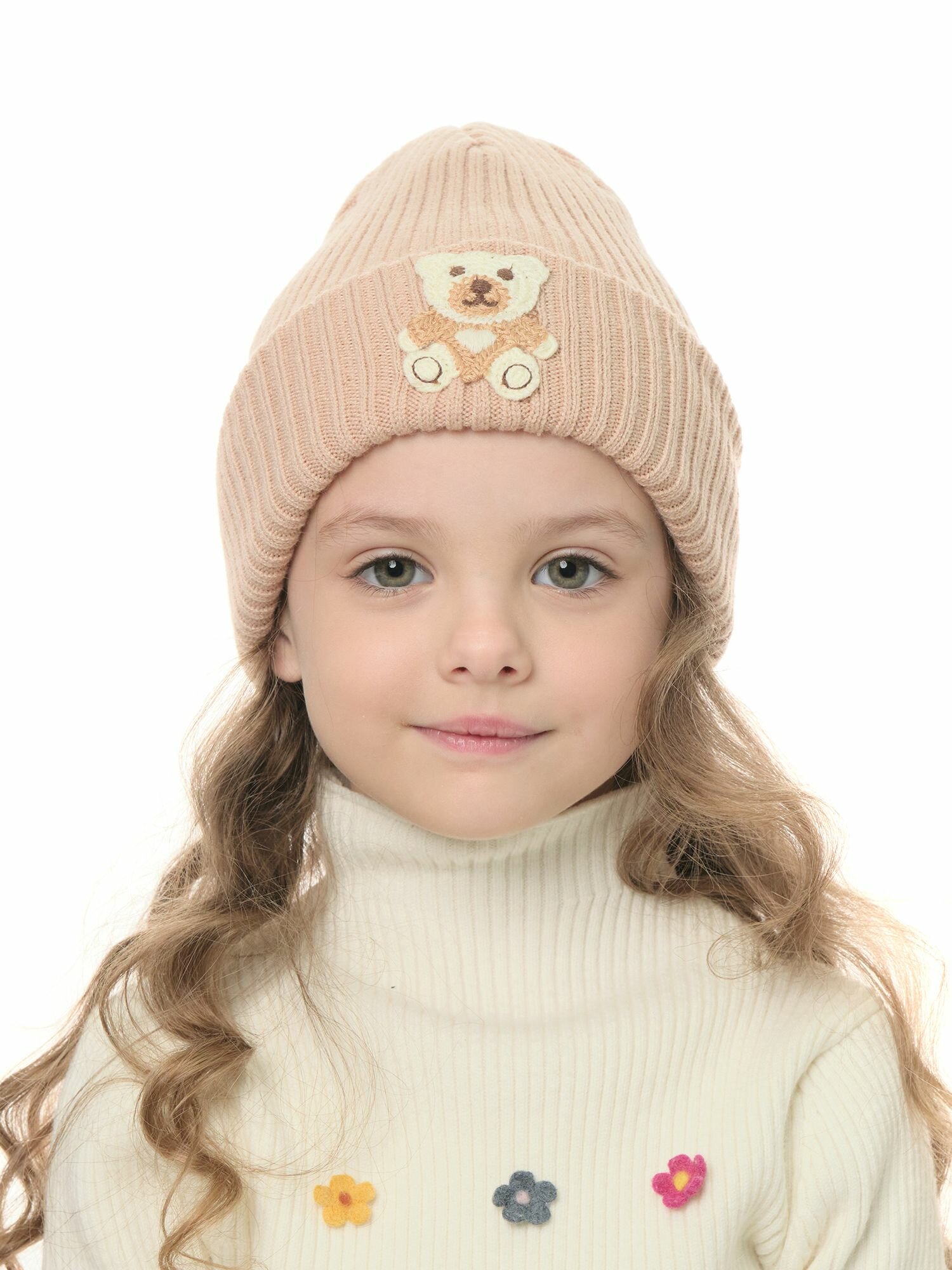 Шапка-бини Андерсен Весна-лето 2024 для девочек