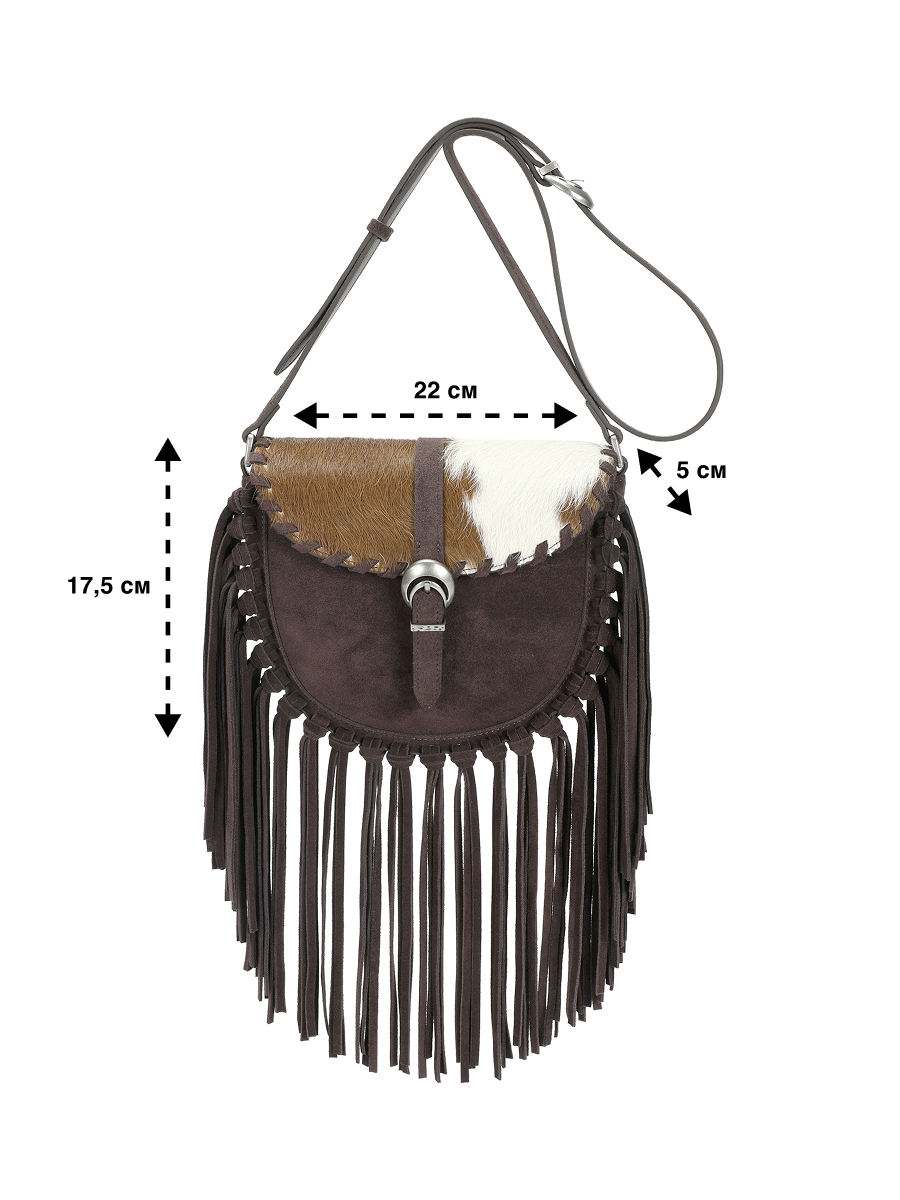 Сумка кросс-боди Paprika Bag Italy, коричневый — фото 1