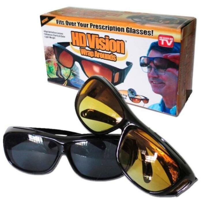 Очки HD Vision для водителей – день/ночь, антиблик, UV400 Begzod