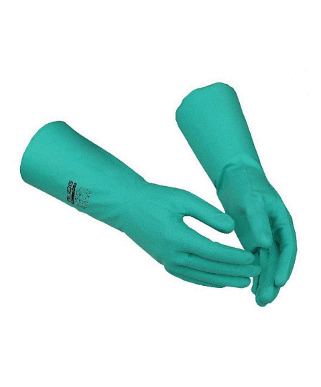 Перчатки SKYDDA GUIDE 4011, нитрил, многоразовые, защита от химических загрязнений, размер 7