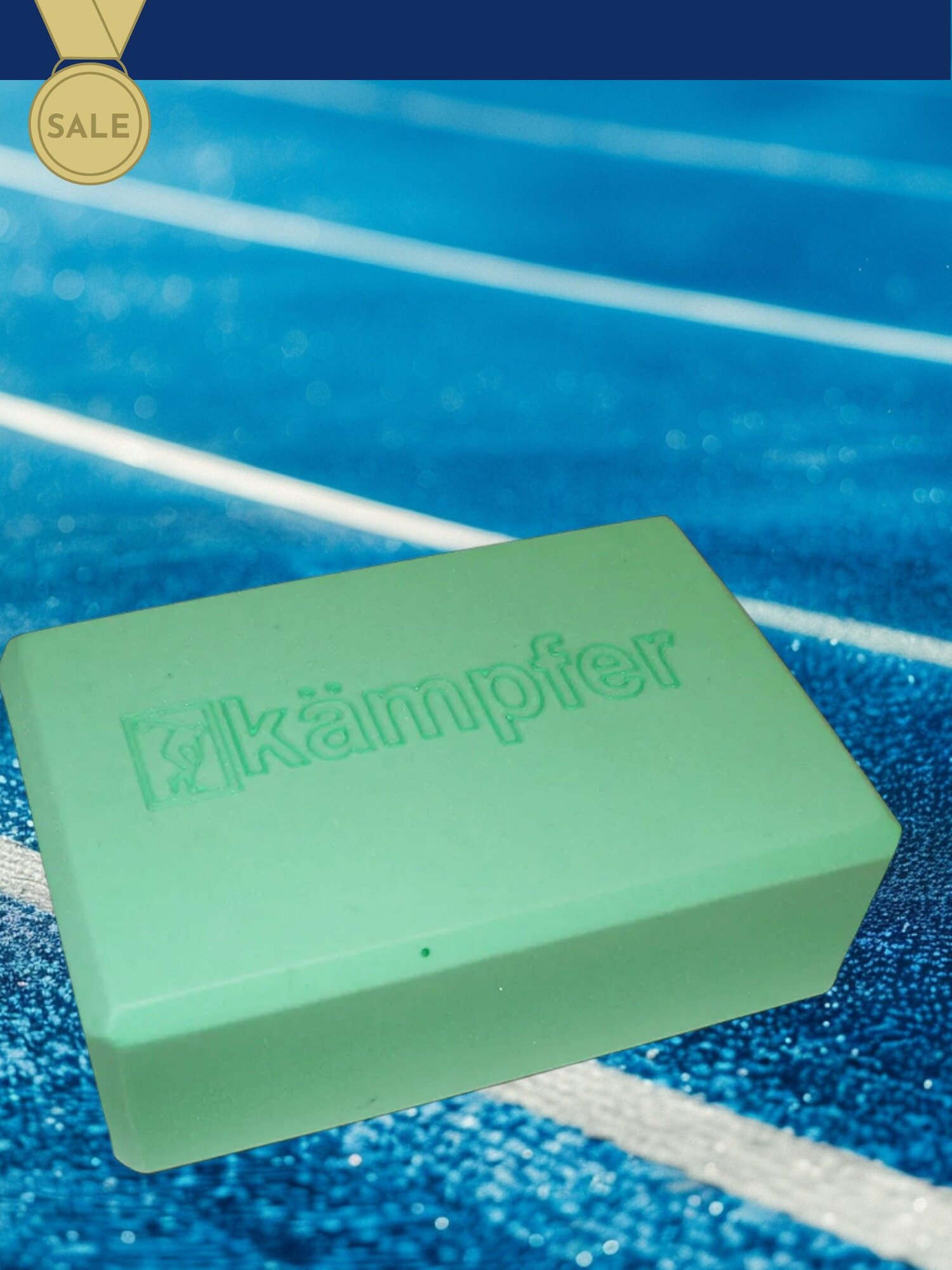 Блок для йоги Kеmfer green, водонепроницаемый, универсальный, для домашнего и спортивного использования