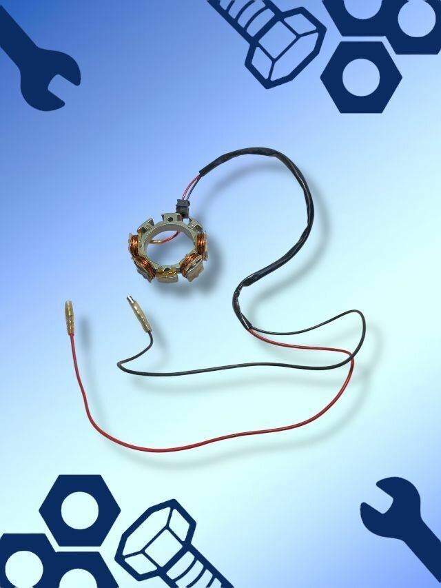 Статор генератора 4 обмотки R180/190/195/ZH1100 (СД) на тяжелый мотоблок