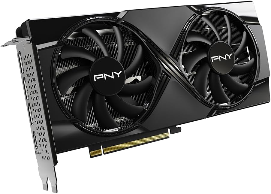 Видеокарта PNY GeForce RTX 5060Ti OC, 16ГБ, GDDR7, Dual Fan, PCIe 5, DLSS4