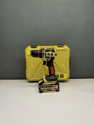 Изображение товара FB 2113 Дрель-шуруповерт, 60нм, 2000об/мин, 13мм, 2 АКБ по 4.0Ач, аккумуляторный бесщеточный