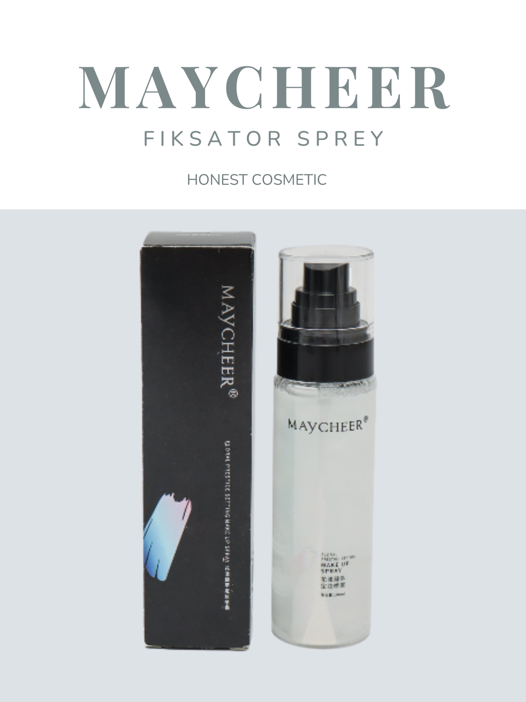«Фиксирующий спрей Maycheer для идеального макияжа. 100 мл для фиксации макияжа».