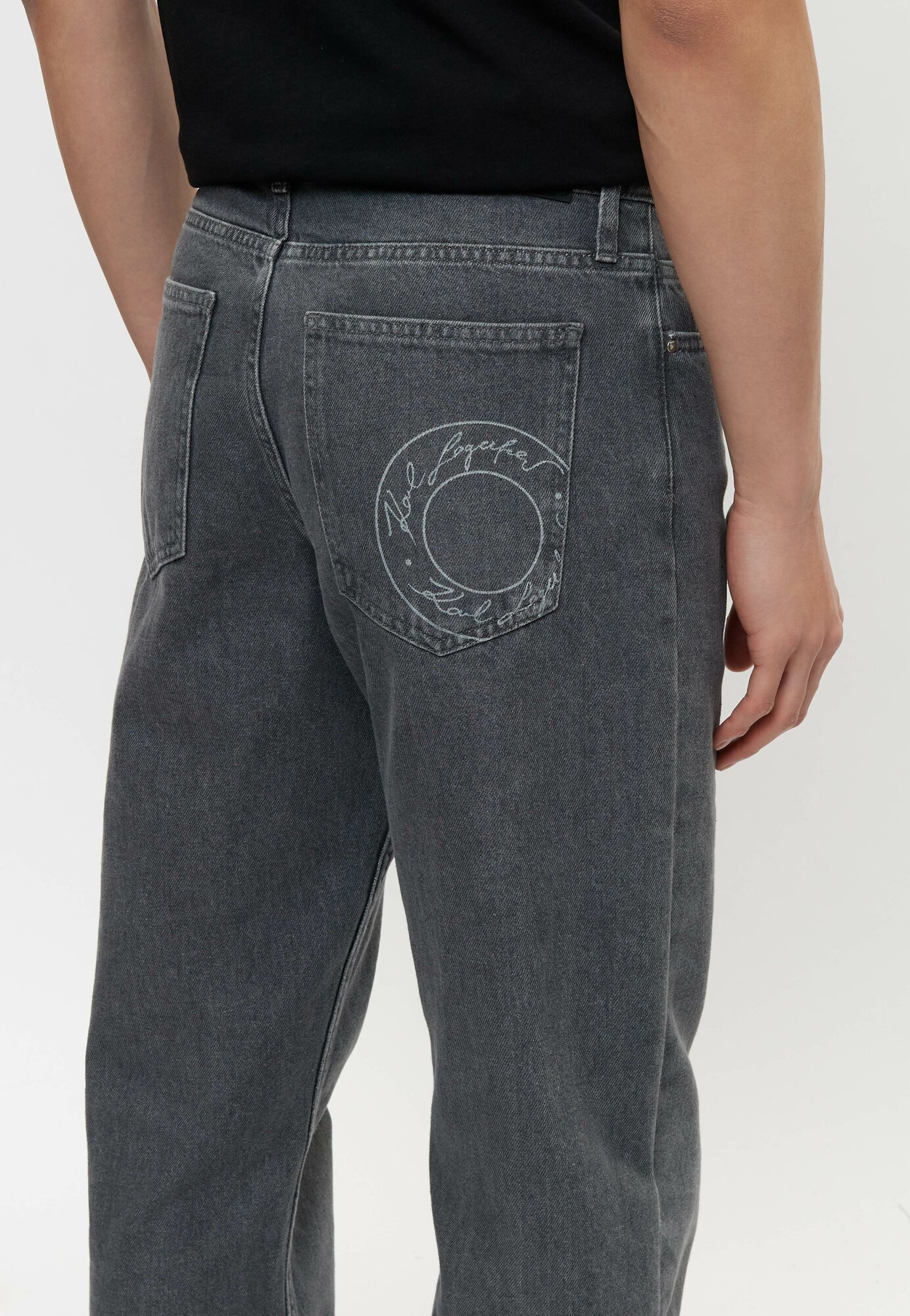 Джинсы Karl Lagerfeld, размер 34, серый — фото 1