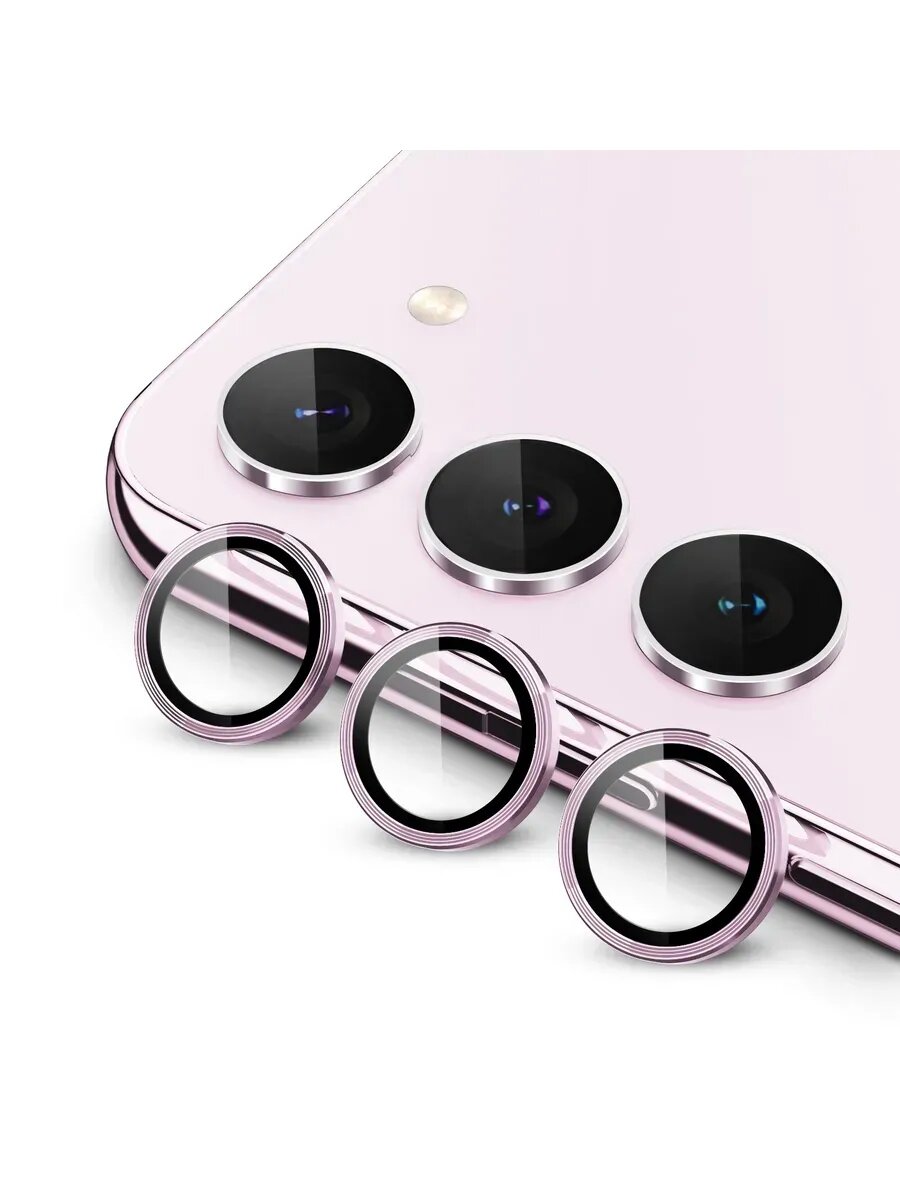 Защитные линзы на камеру для Samsung S24 Plus-(Purple)